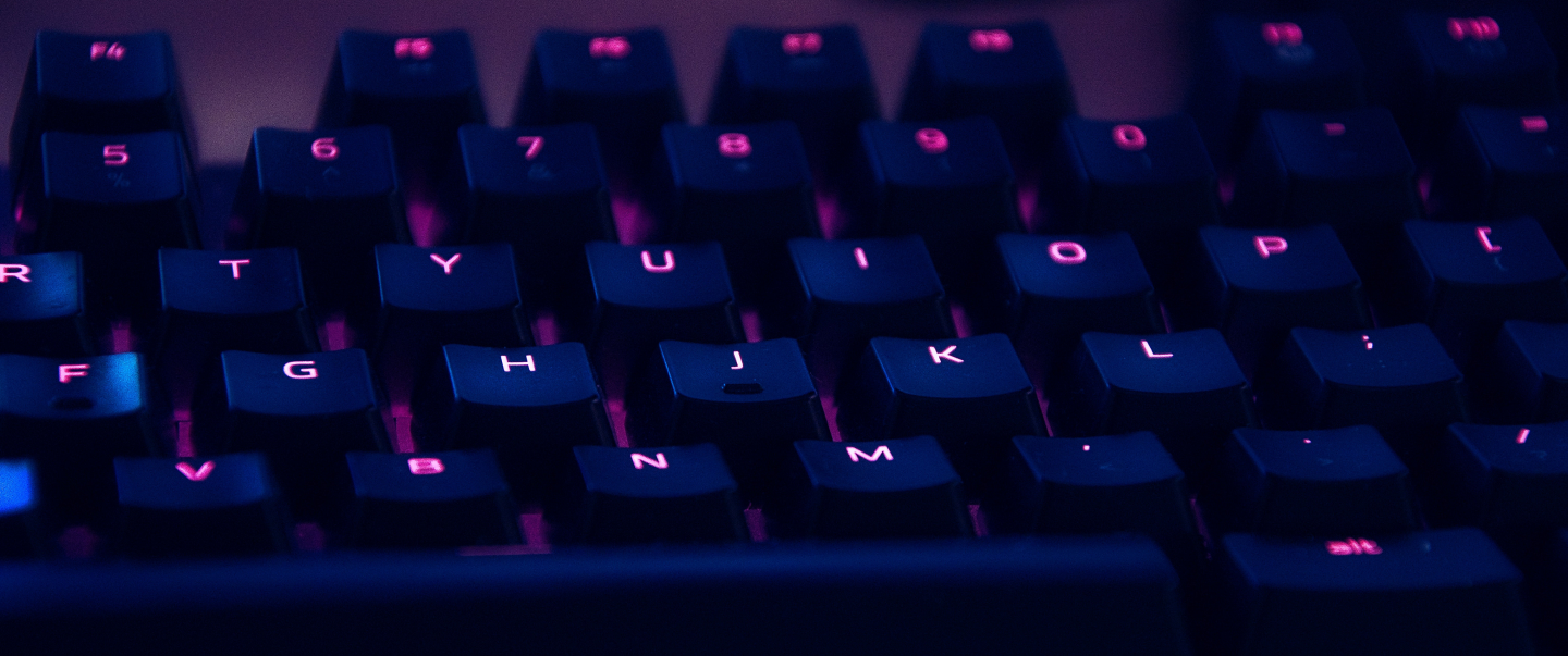 close up of computer keyboard